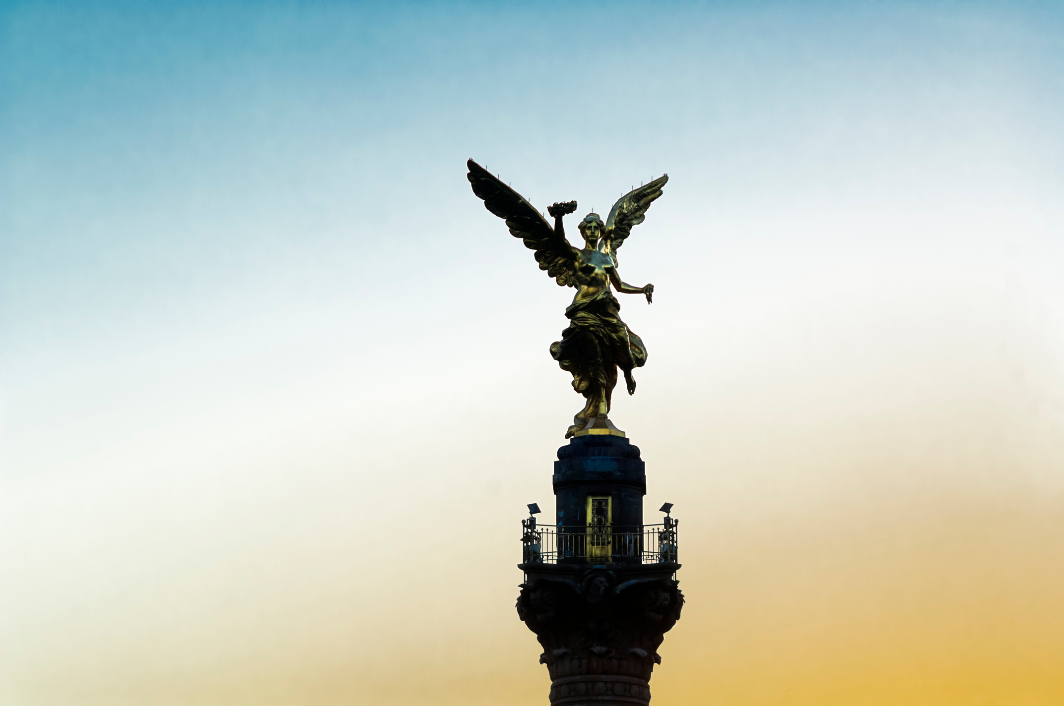 Independence Angel monument in Mexico City